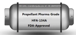 Pharma Cua Tetrafluoro Ethan 134a Gas Rau Lub tub yees Inhaler Lub raj mis